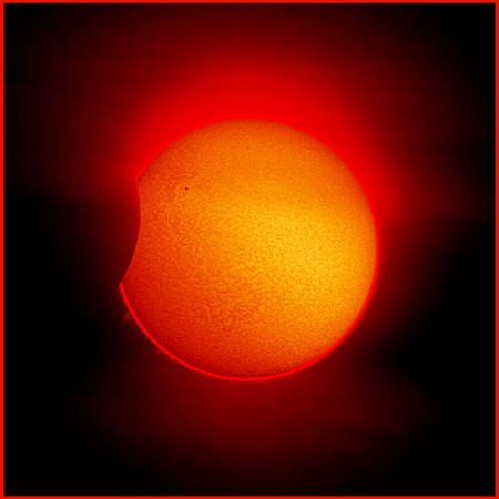 Partielle Sonnenfinsternis am 04. Januar 2011